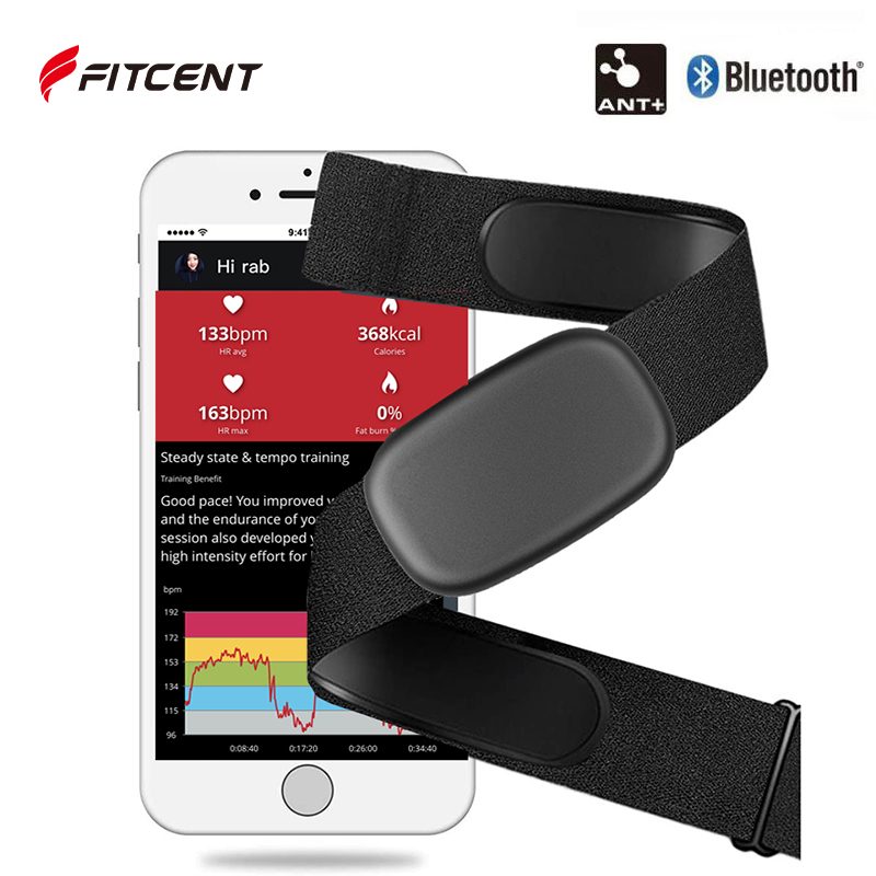 Yoga Fitness Watch - FITCENT 5.3Khz Heart Rate Monitor Chest
