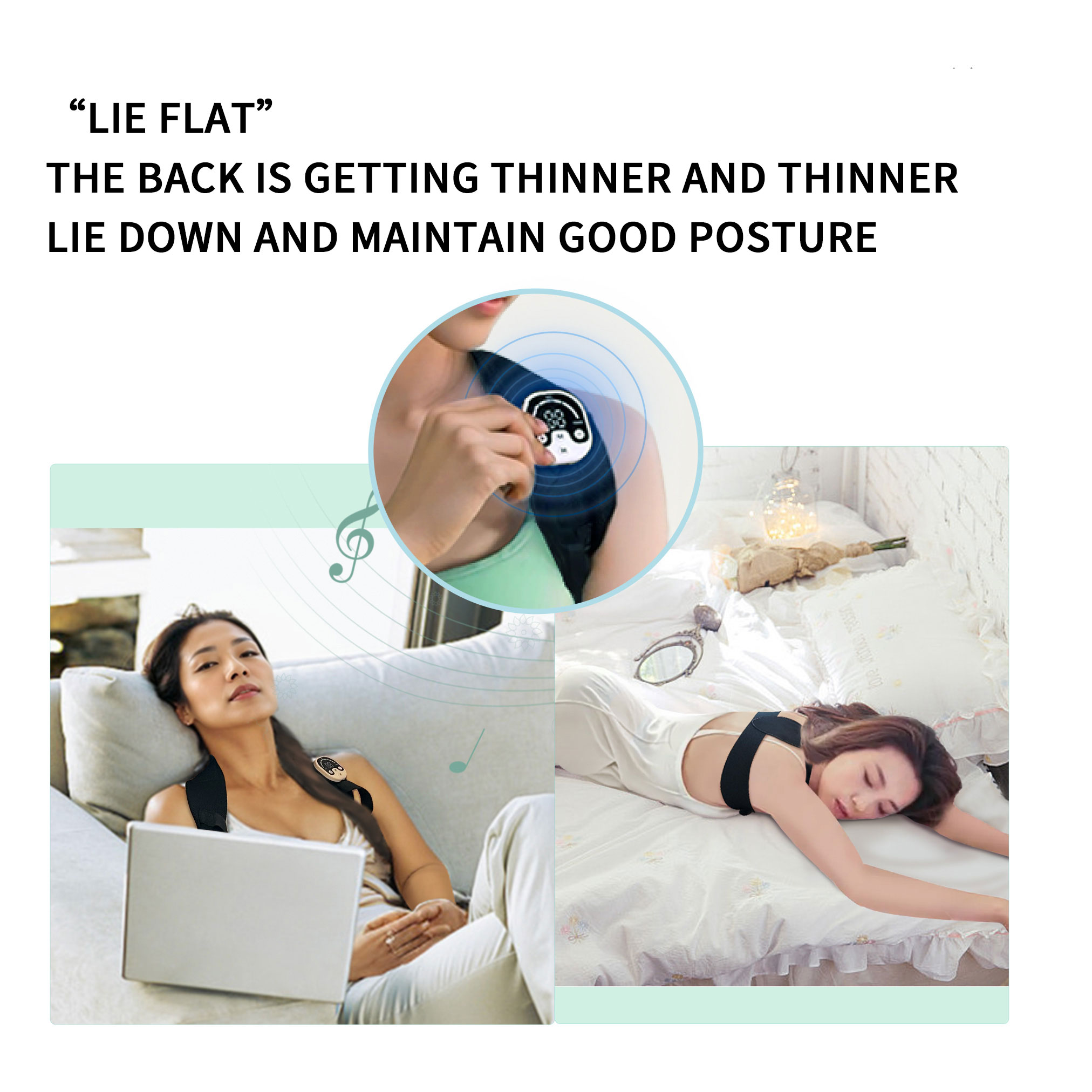 Microcurrent Posture Device Fo - Posture Corrector Back บทวิจารณ์และราคา