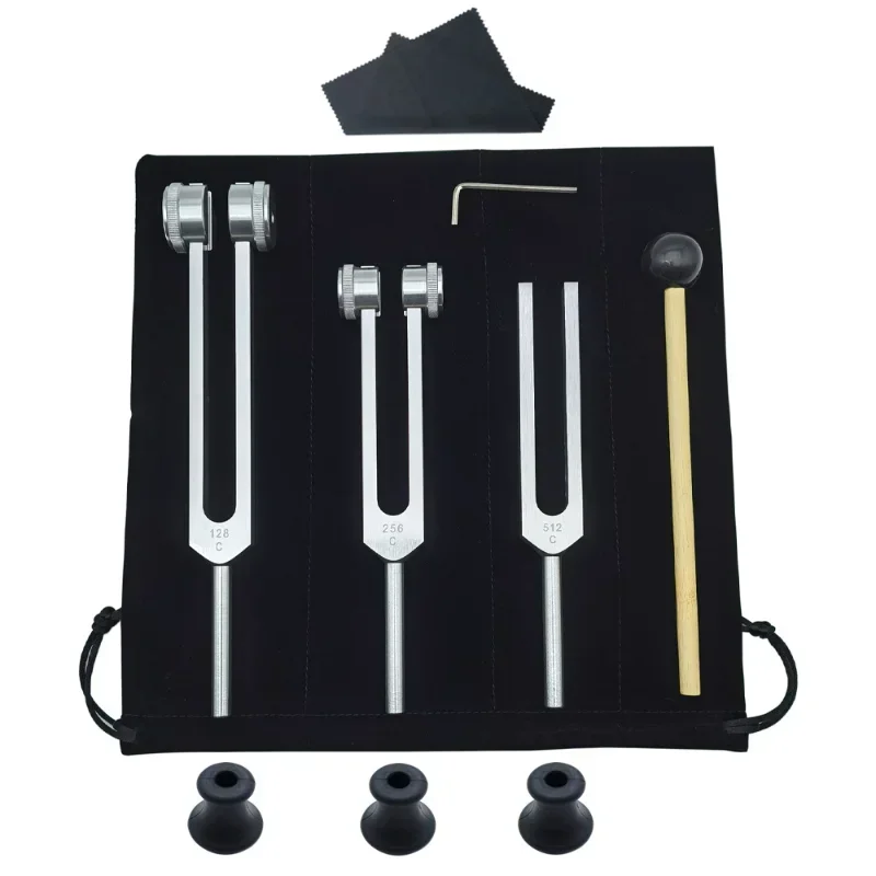 3PCS Tuning Fork Set 128 256 5 - Yoga Y Fitness บทวิจารณ์และราคา