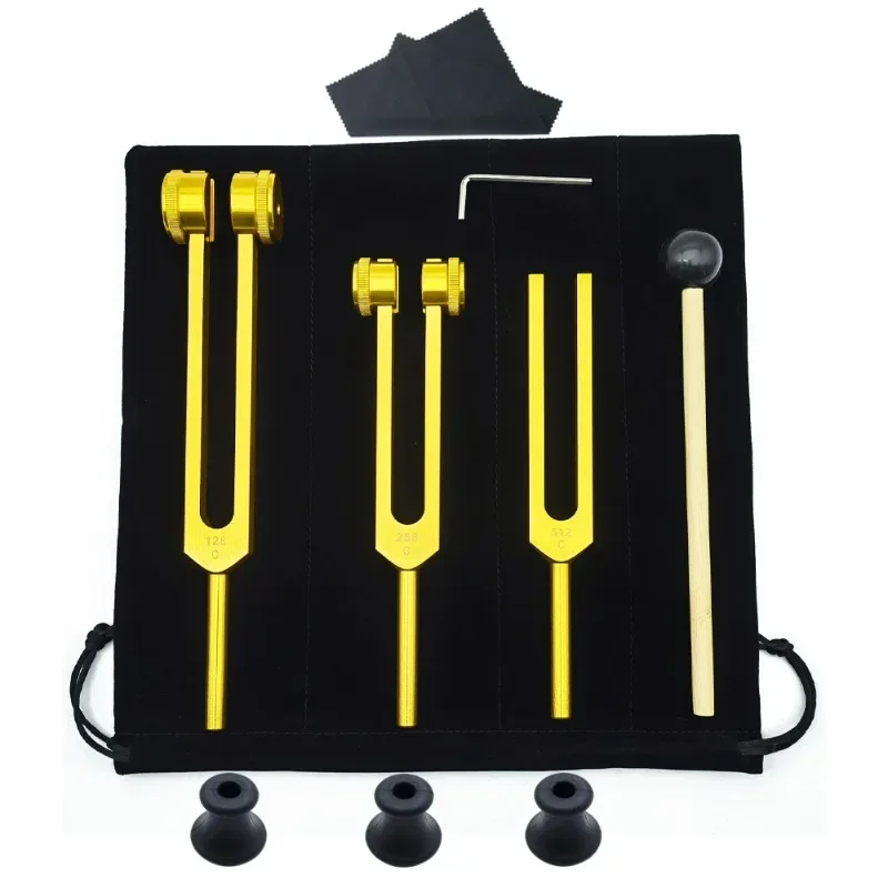 3PCS Tuning Fork Set 128 256 5 - Yoga Y Fitness บทวิจารณ์และราคา