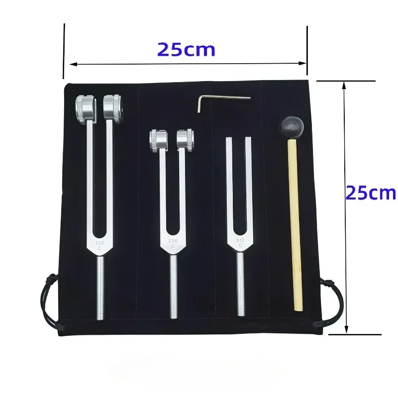 3PCS Tuning Fork Set 128 256 5 - Yoga Y Fitness บทวิจารณ์และราคา