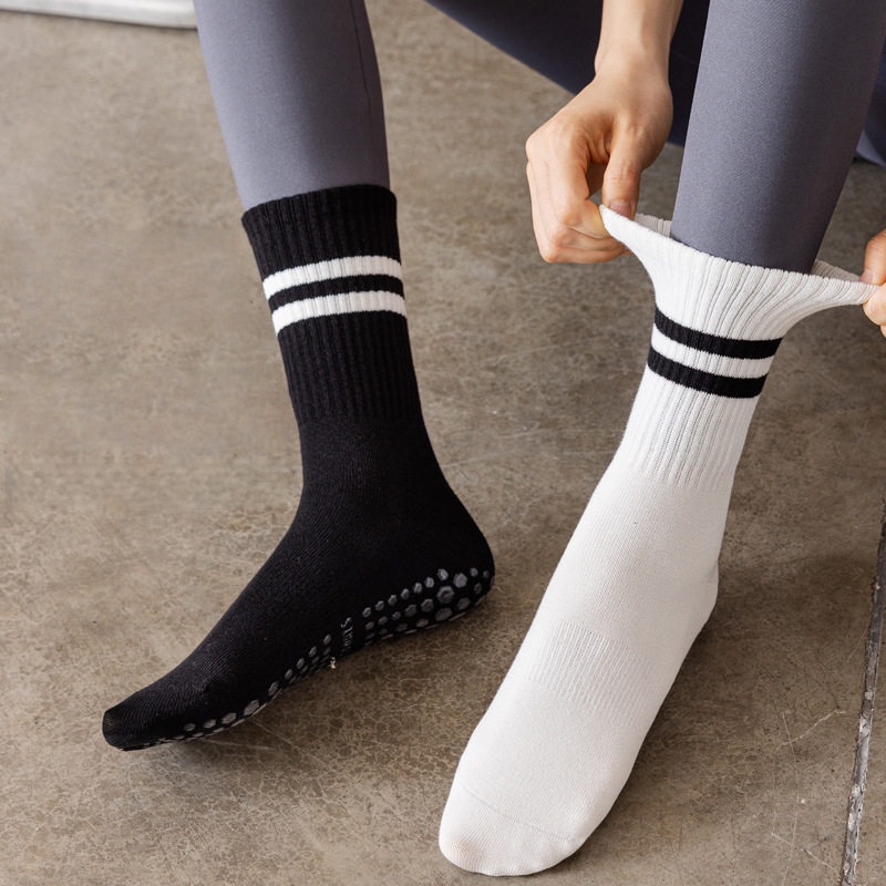 Women Non Slip Yoga Socks, Gri - Yoga Y Fitness บทวิจารณ์และราคา