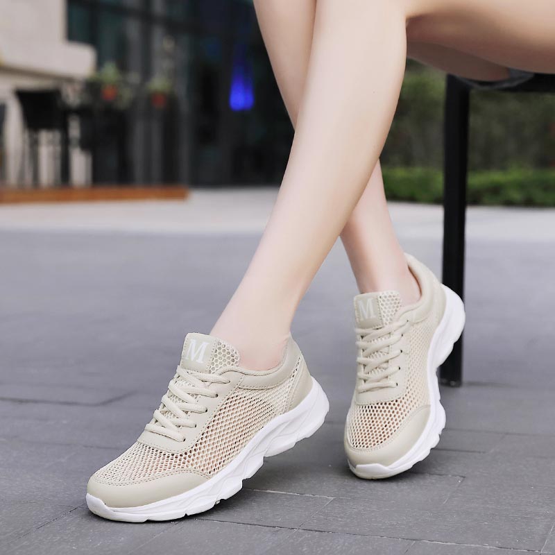 Summer Breathable Sneakers Wom - Yoga Fitness Reservation บทวิจารณ์และราคา