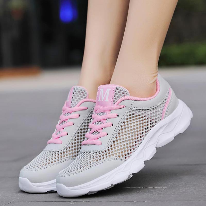 Summer Breathable Sneakers Wom - Yoga Fitness Reservation บทวิจารณ์และราคา