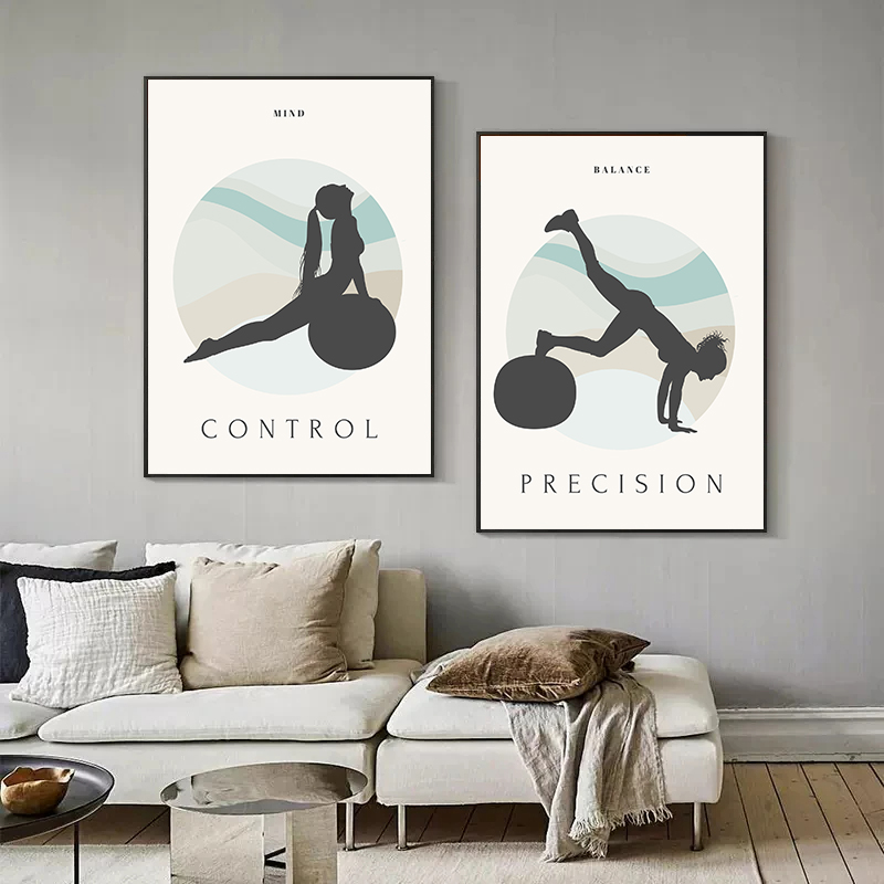 Minimalist Pilates Yoga Fitnes - Yoga Fitness Quotes บทวิจารณ์และราคา