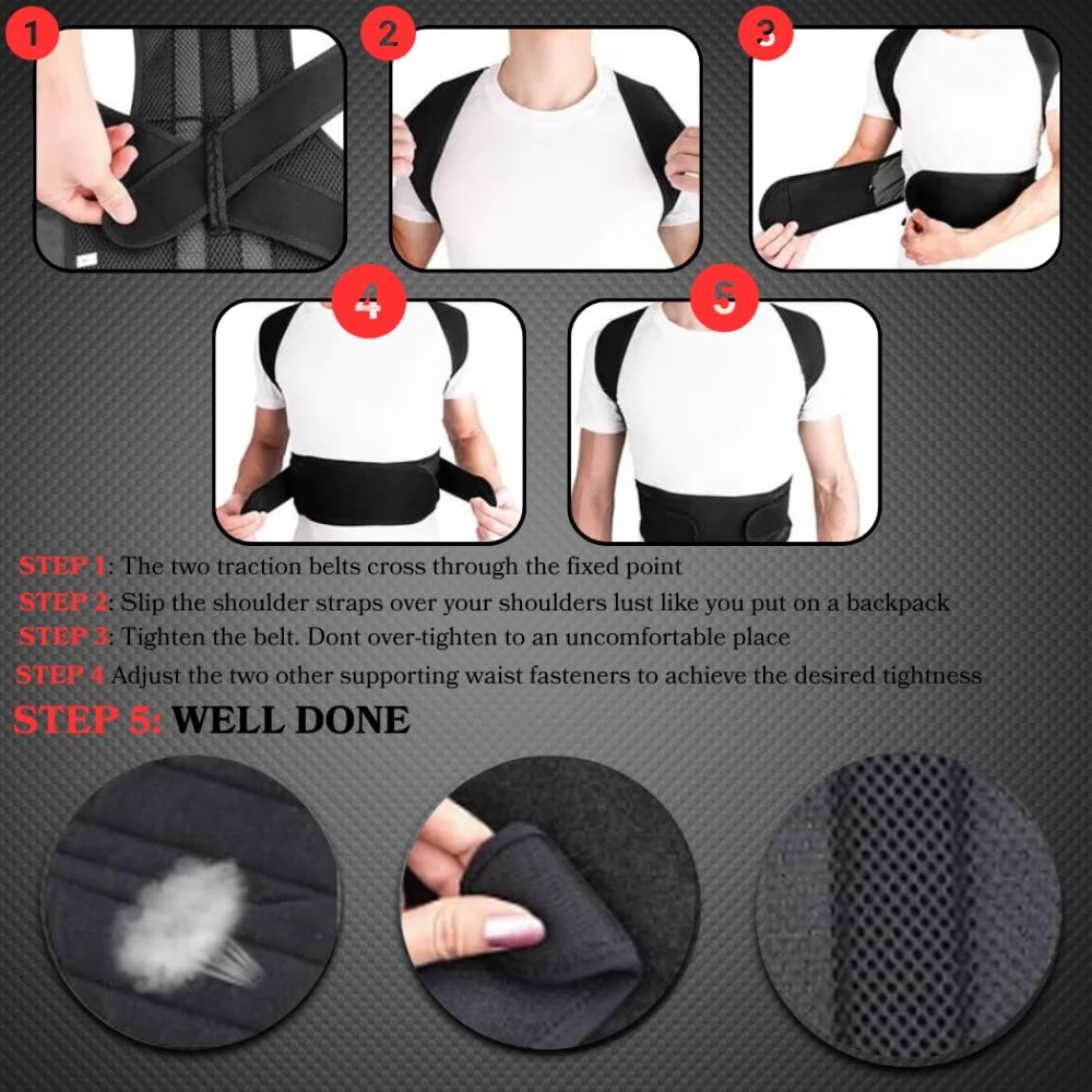 Posture Corrector for Men & Wo - Posture Corrector Back บทวิจารณ์และราคา