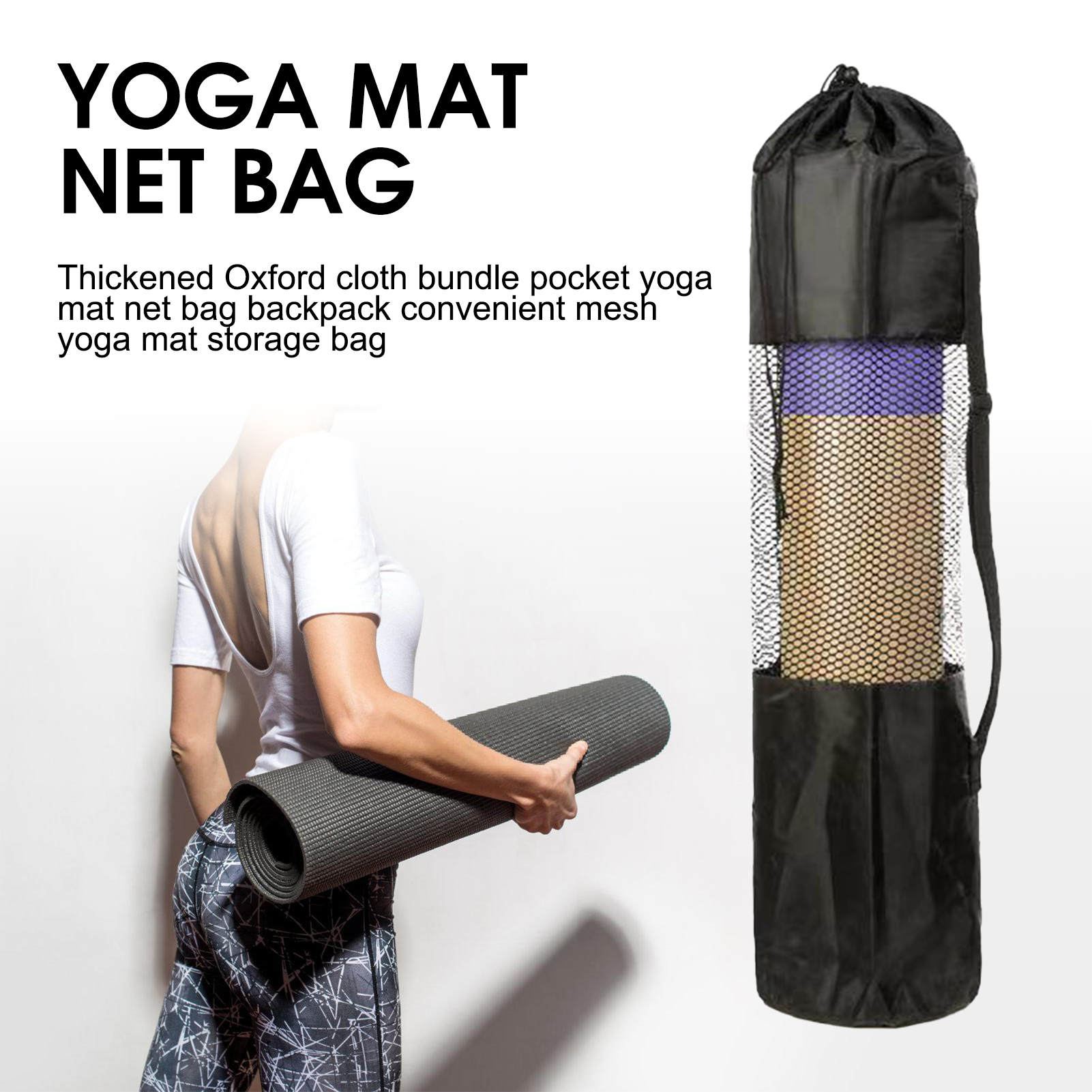 Yoga Mat Bag with Mesh Window  - Yoga Y Fitness บทวิจารณ์และราคา