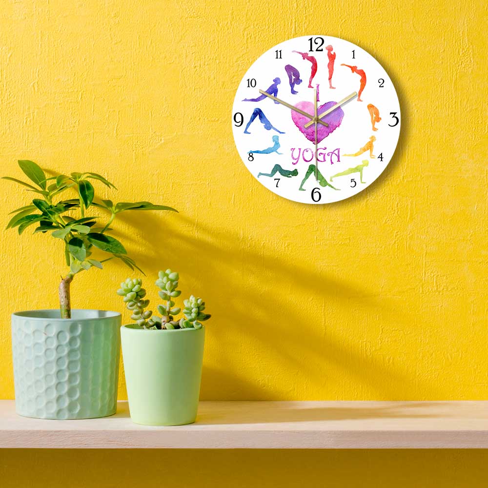I Love Yoga Watercolor Paintin - Yoga Fitness Watch บทวิจารณ์และราคา