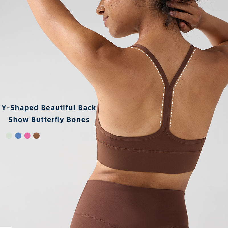 Women's Push-Up Sports Bra Y-B - Yoga Y Fitness บทวิจารณ์และราคา