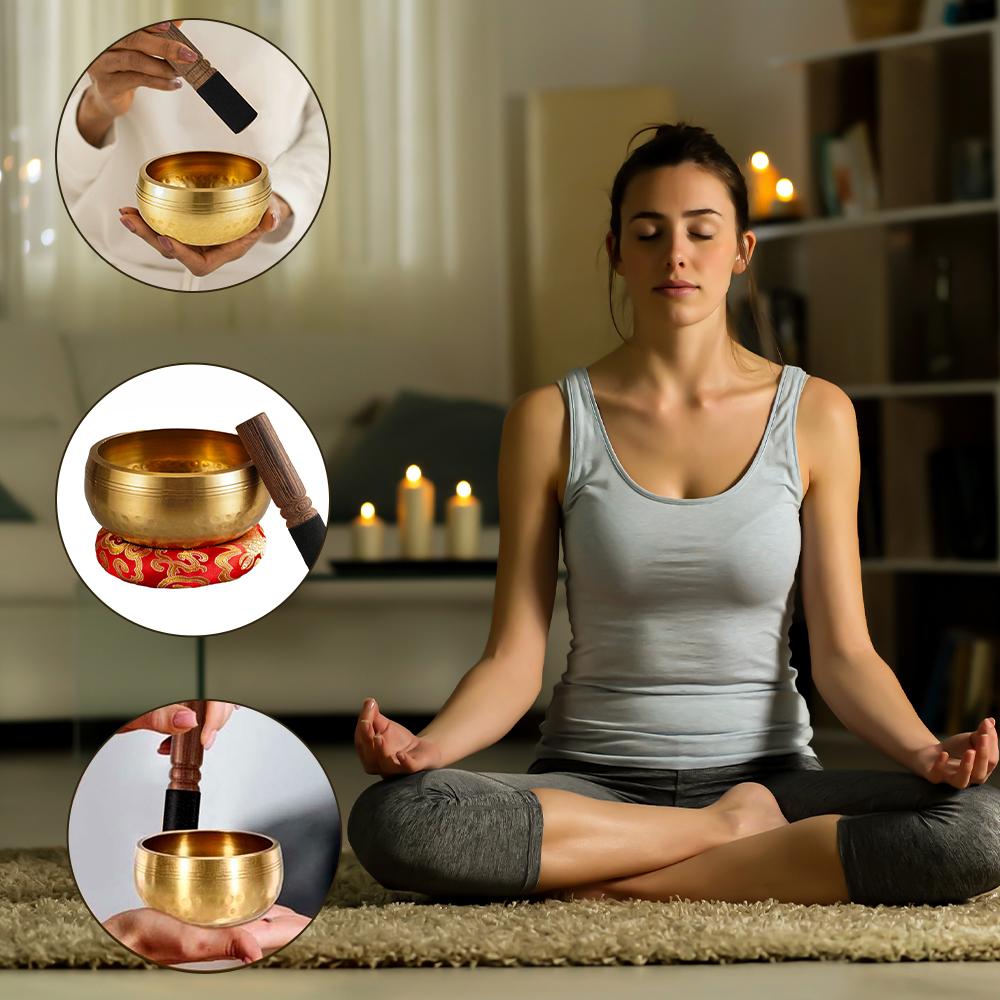 1Set Singing Bowl Set Meditati - Yoga Y Fitness บทวิจารณ์และราคา