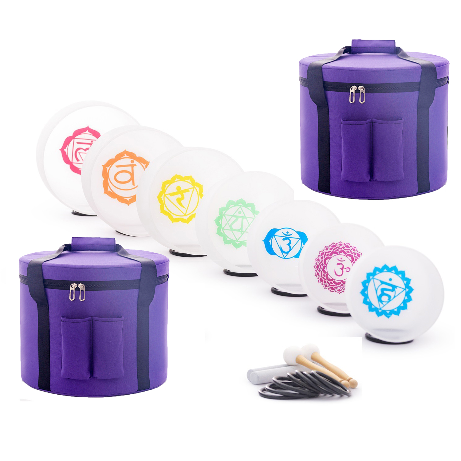 440/432HZ Color Chakra Frosted - Yoga Y Fitness บทวิจารณ์และราคา