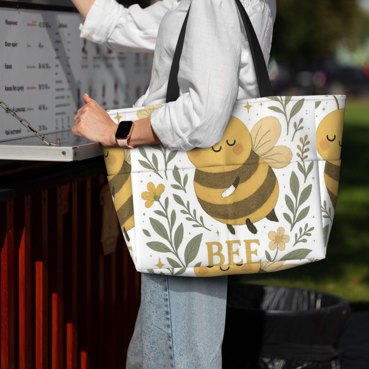 Bee Kind Cute Bumblebee Floral - Yoga Fitness Quotes บทวิจารณ์และราคา