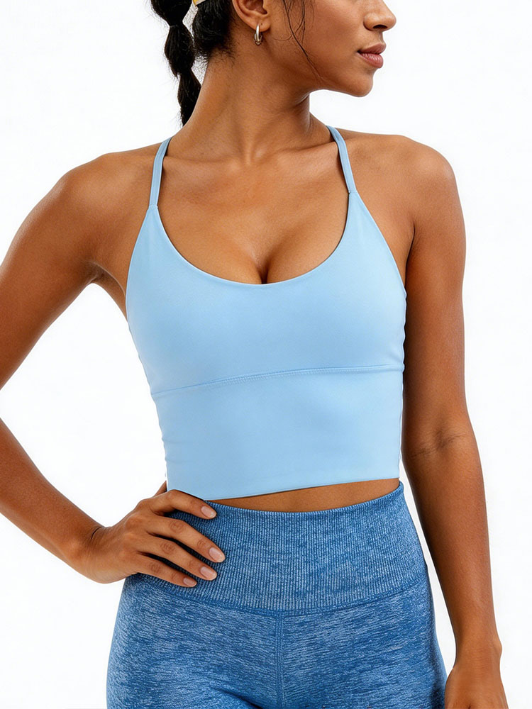 Solid Color Women’s Sports Bra - Yoga Y Fitness บทวิจารณ์และราคา