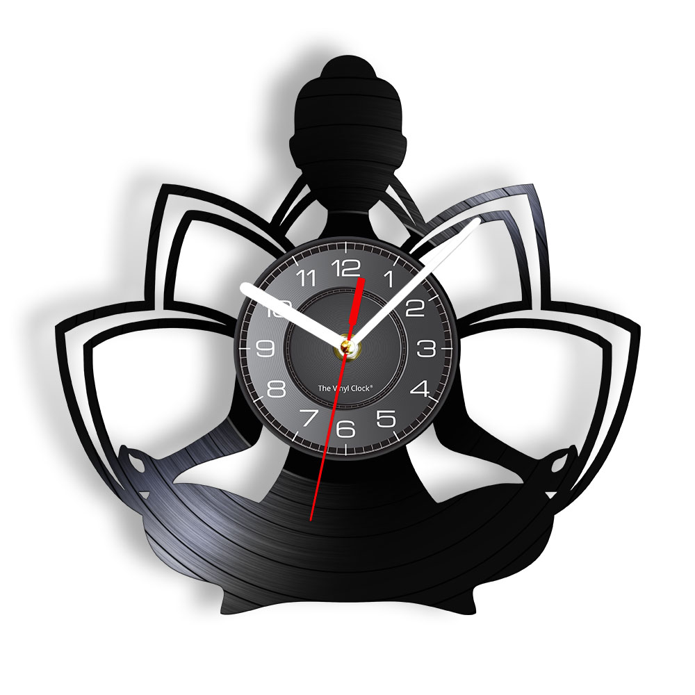 Yoga Pose Vinyl Record Wall Cl - Yoga Fitness Watch บทวิจารณ์และราคา